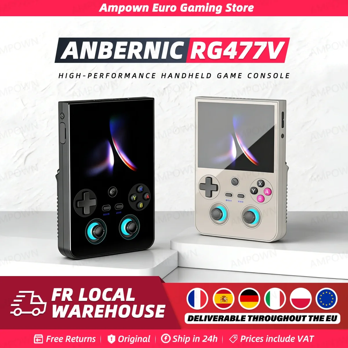 Console de jeu portable à écran tactile de 4,7 pouces