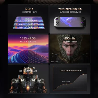 Console de jeu portable, écran OLED de 18 cm – image 3