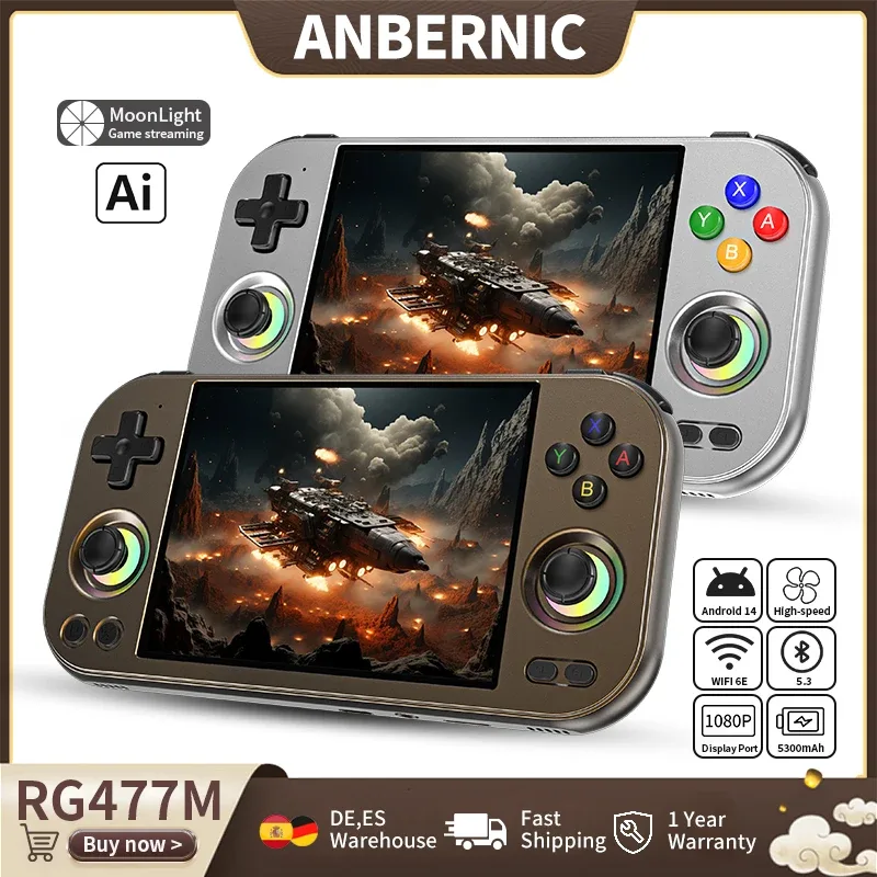 Console de jeu portable rétro Android 14