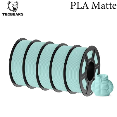 Filament PLA mat 1,75 mm, lot de 5 rouleaux