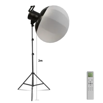 Kit d'éclairage photo COB avec trépied de 2 m