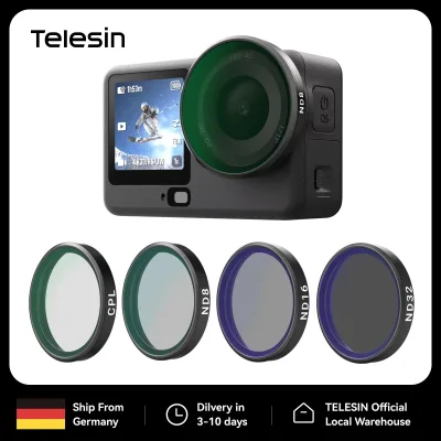 Kit de filtres ND, CPL et UV pour caméra d'action