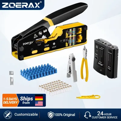 Kit de sertissage RJ45 Cat6 et Cat5e, 8 en 1