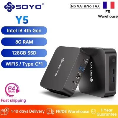 Mini PC de bureau 8 Go de RAM et SSD 128 Go