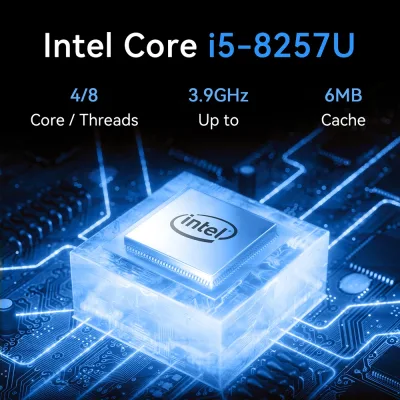 Mini PC de bureau Core i5, 16 Go de RAM, SSD 512 Go – image 3