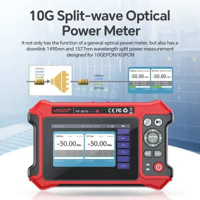 Réflectomètre optique OTDR multifonction 1310/1550 nm – image 3