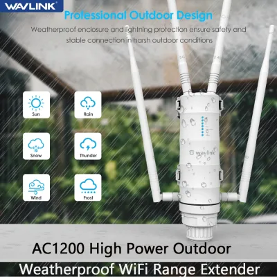 Répéteur WiFi extérieur double bande AC1200