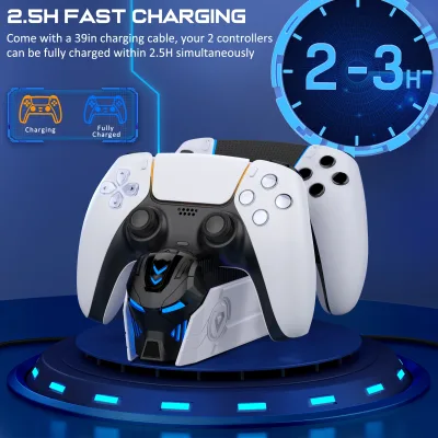 Station de charge double pour manettes PS5 – image 3