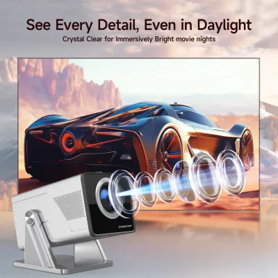 Vidéoprojecteur intelligent 1000 ANSI, 1080P – image 2